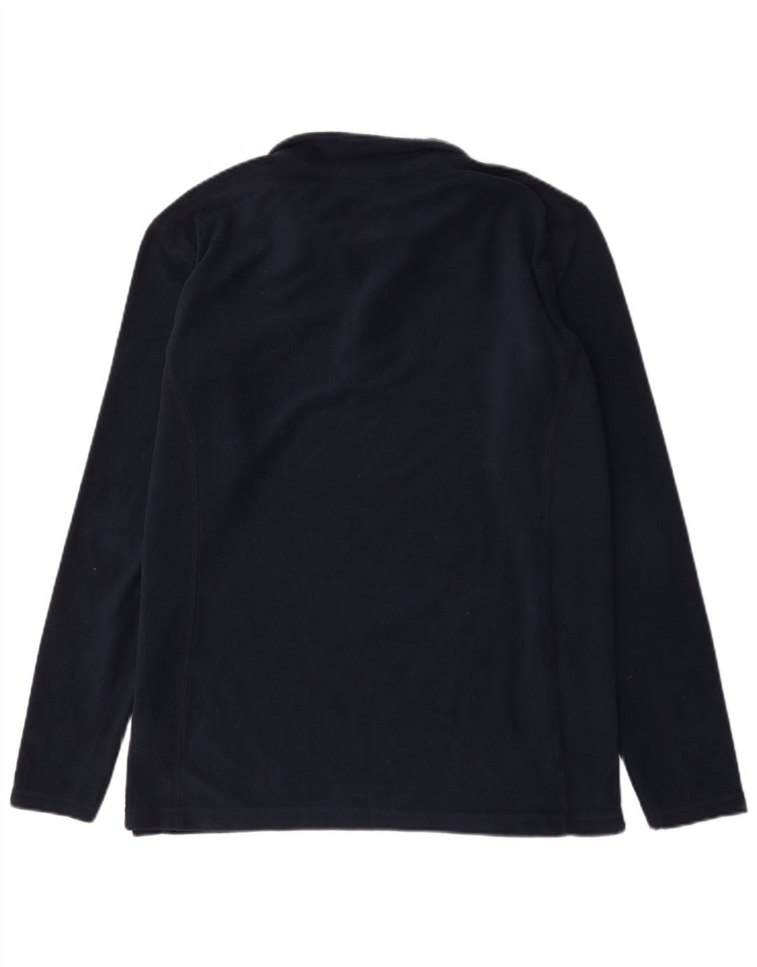 Columbia Mens Zip Neck Fleece Jumper Large Navy Blue Polyester
