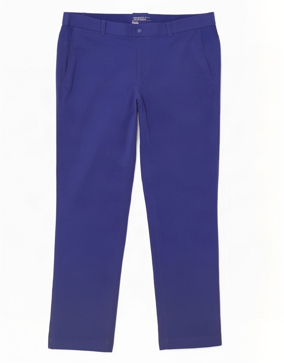 Nike Mens Golf Straight Chino Trousers W34 L32 Blue Polyester