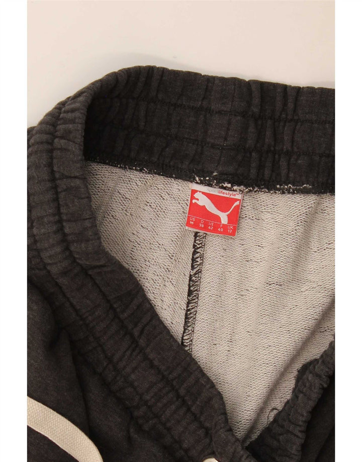 Puma Womens Tracksuit Trousers Joggers UK 12 Medium Grey Flecked
