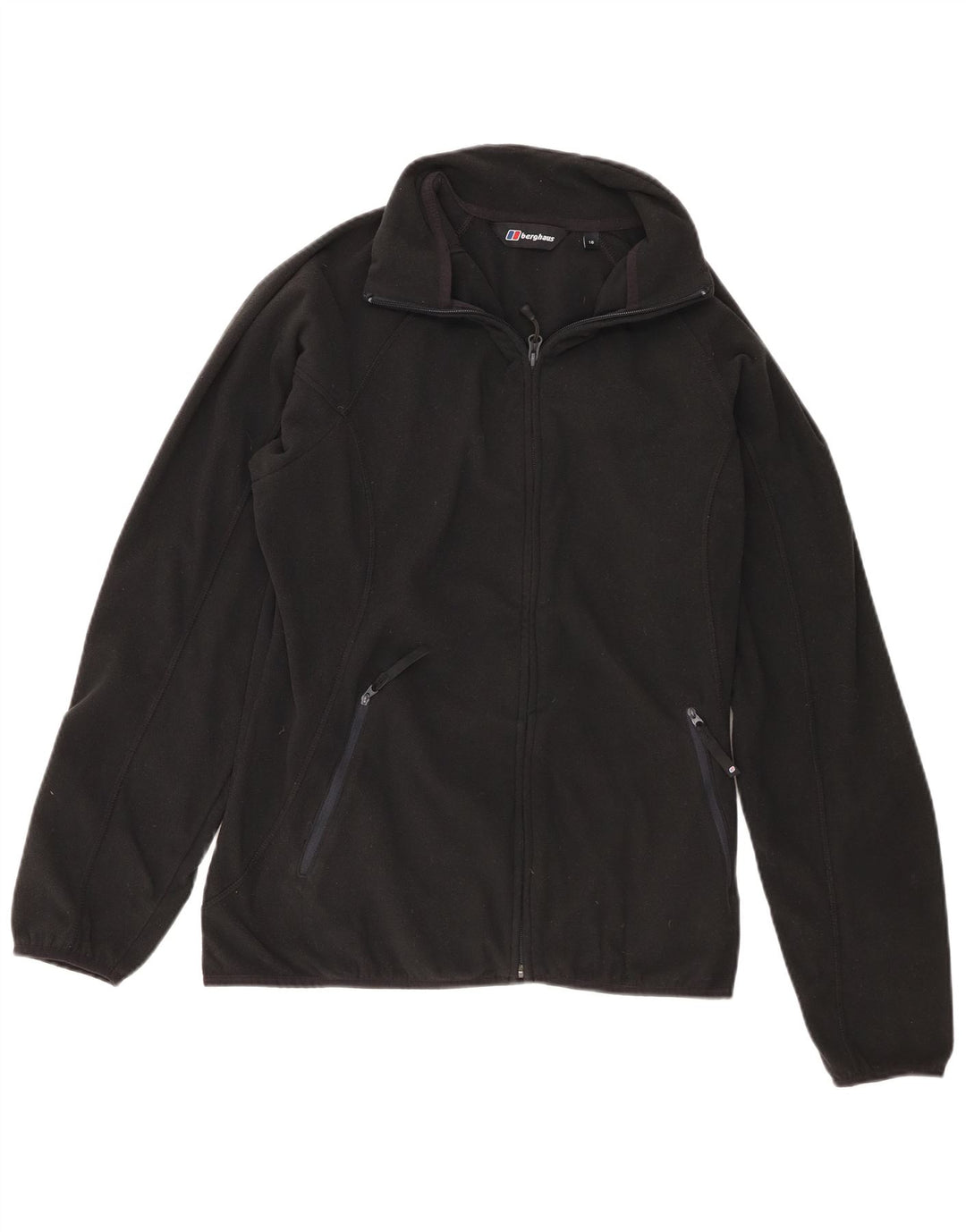 Berghaus Womens Fleece Jacket UK 16 Large Black Polyester