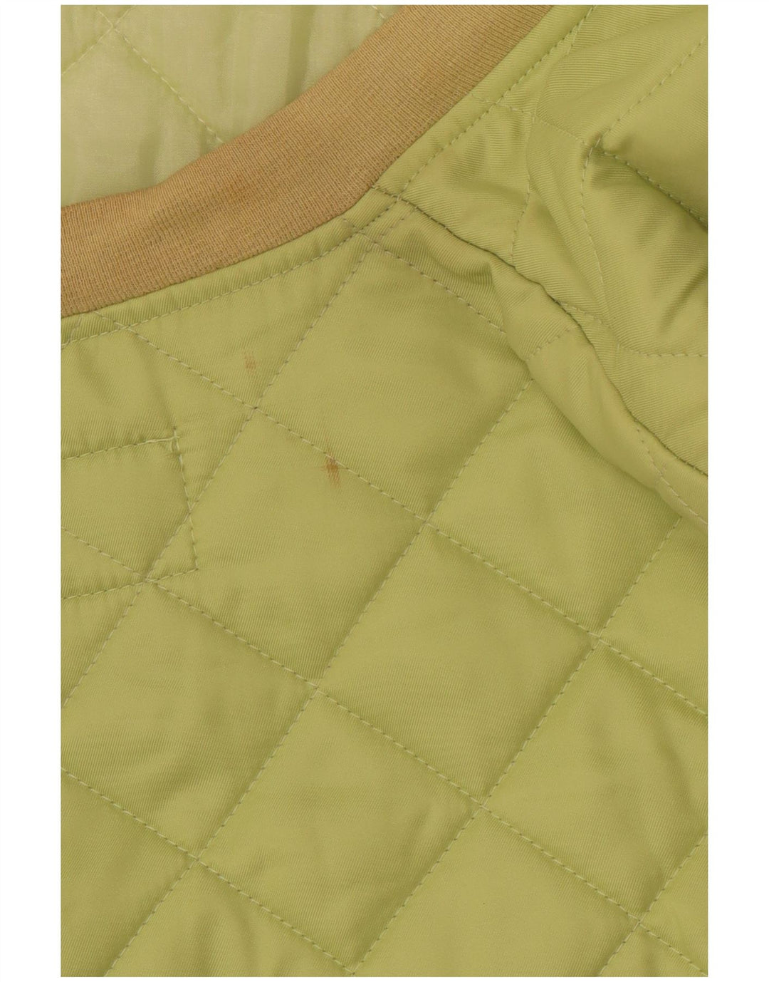 RIFLE Mens Quilted Gilet UK 38 Medium Green Polyamide