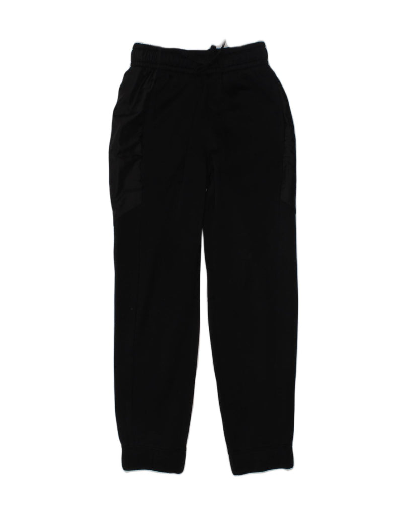 NIKE Boys Tracksuit Trousers Joggers 10-11 Years Medium Black Polyester | Vintage Nike | Thrift | Second-Hand Nike | Used Clothing | Messina Hembry 