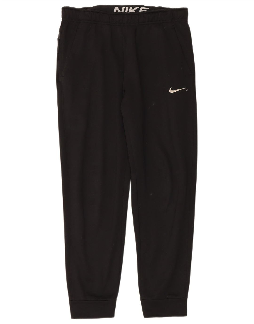 Nike Mens Therma-Fit Tracksuit Trousers Joggers Medium Black Polyester