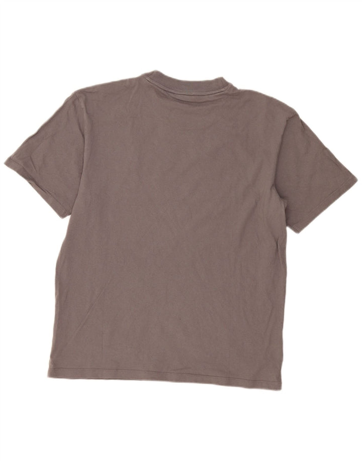 Hugo Boss Mens T-Shirt Top Large Grey Cotton