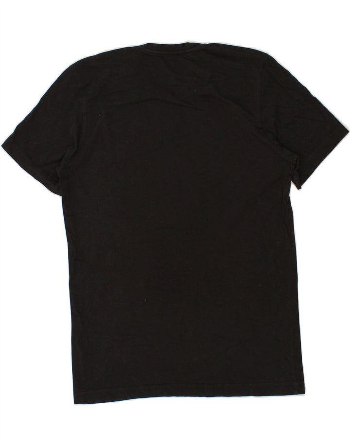 ADIDAS Mens Graphic T-Shirt Top Small Black Cotton Vintage Adidas and Second-Hand Adidas from Messina Hembry 