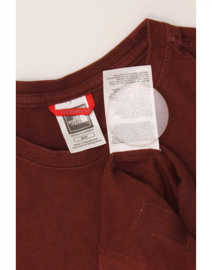 The North Face Mens Graphic T-Shirt Top Medium Brown Cotton