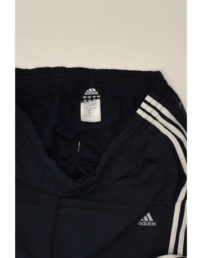 ADIDAS Mens Climalite Tracksuit Trousers Medium Navy Blue Polyester | Vintage Adidas | Thrift | Second-Hand Adidas | Used Clothing | Messina Hembry 