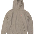 Champion Mens Reverse Weave Hoodie Jumper Medium Grey Flecked Cotton