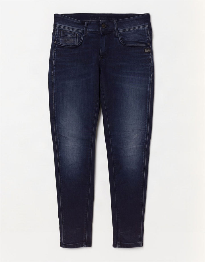 G-Star Womens Midge Slim Jeans W29 L30 Navy Blue Cotton