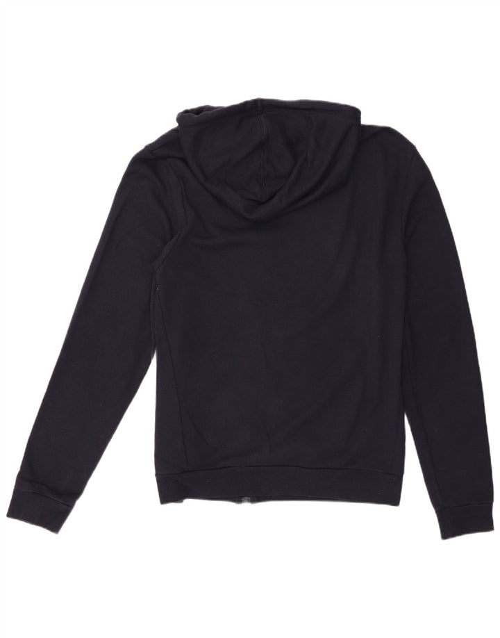 Tommy Hilfiger Mens Zip Hoodie Sweater Medium Navy Blue Cotton