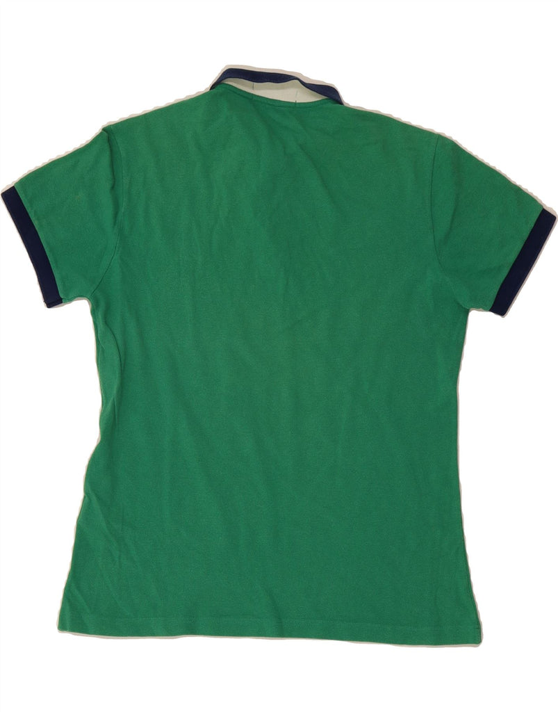 FRED PERRY Boys Polo Shirt 15-16 Years Large Green Cotton Vintage Fred Perry and Second-Hand Fred Perry from Messina Hembry 