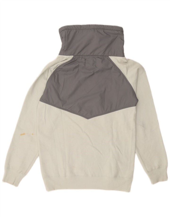 VANS Womens Sweatshirt Jumper UK 10 Small White Colourblock Cotton