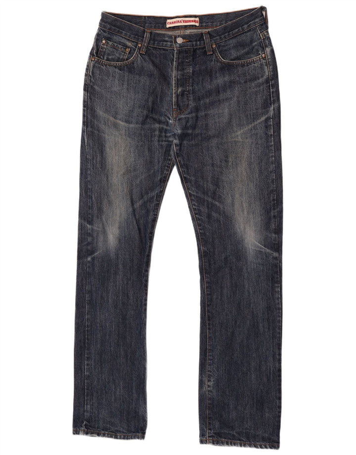 Carrera Mens Straight Jeans W36 L34 Navy Blue