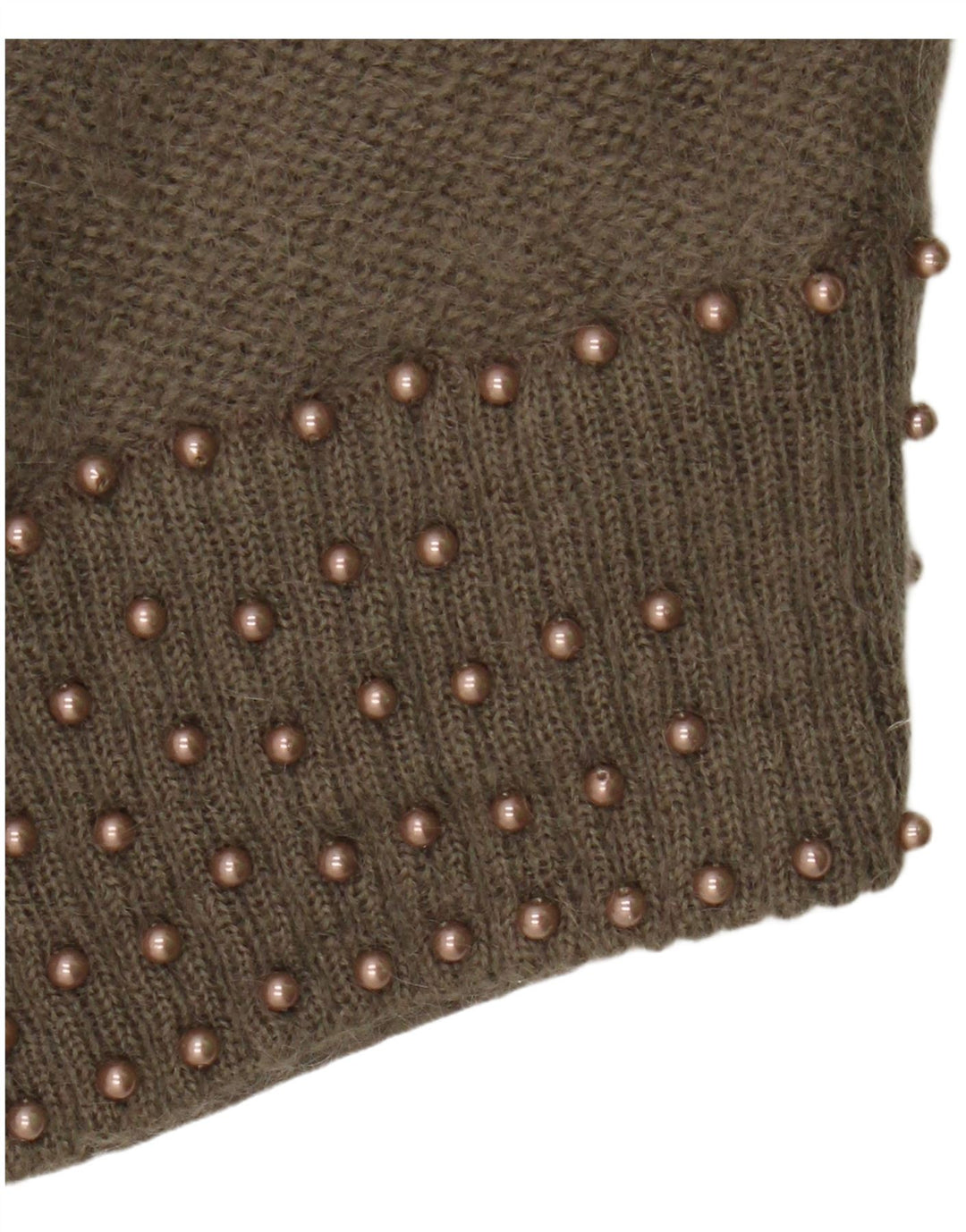FLORENTIA Womens Oversized Cardigan Sweater UK 14 Medium Brown Spotted