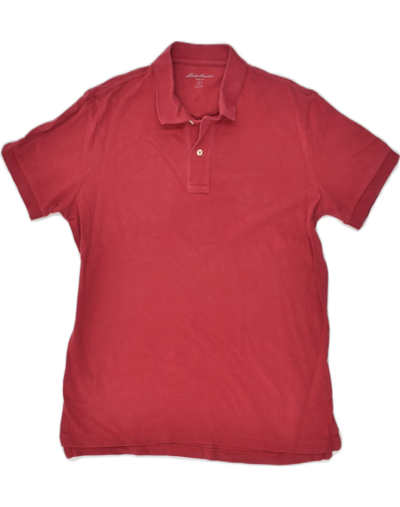 EDDIE BAUER Mens Polo Shirt Medium Red Cotton | Vintage Eddie Bauer | Thrift | Second-Hand Eddie Bauer | Used Clothing | Messina Hembry 