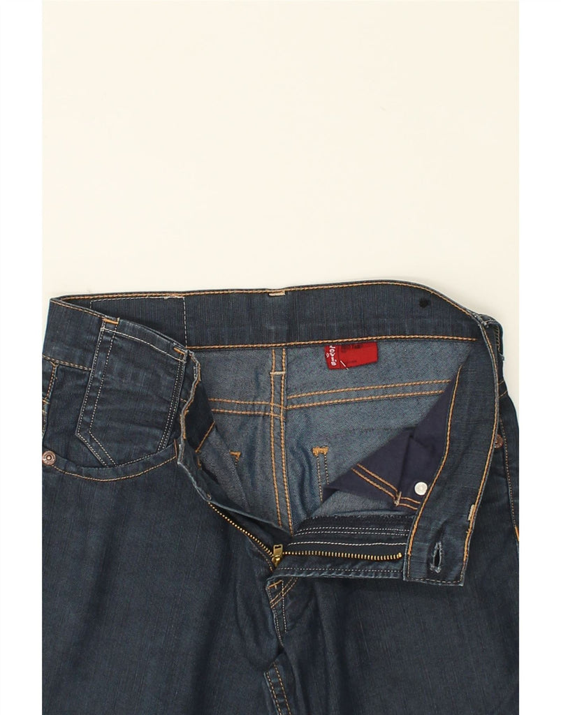 LEVI'S Boys Straight Jeans 9-10 Years W24 L27 Navy Blue Cotton | Vintage Levi's | Thrift | Second-Hand Levi's | Used Clothing | Messina Hembry 