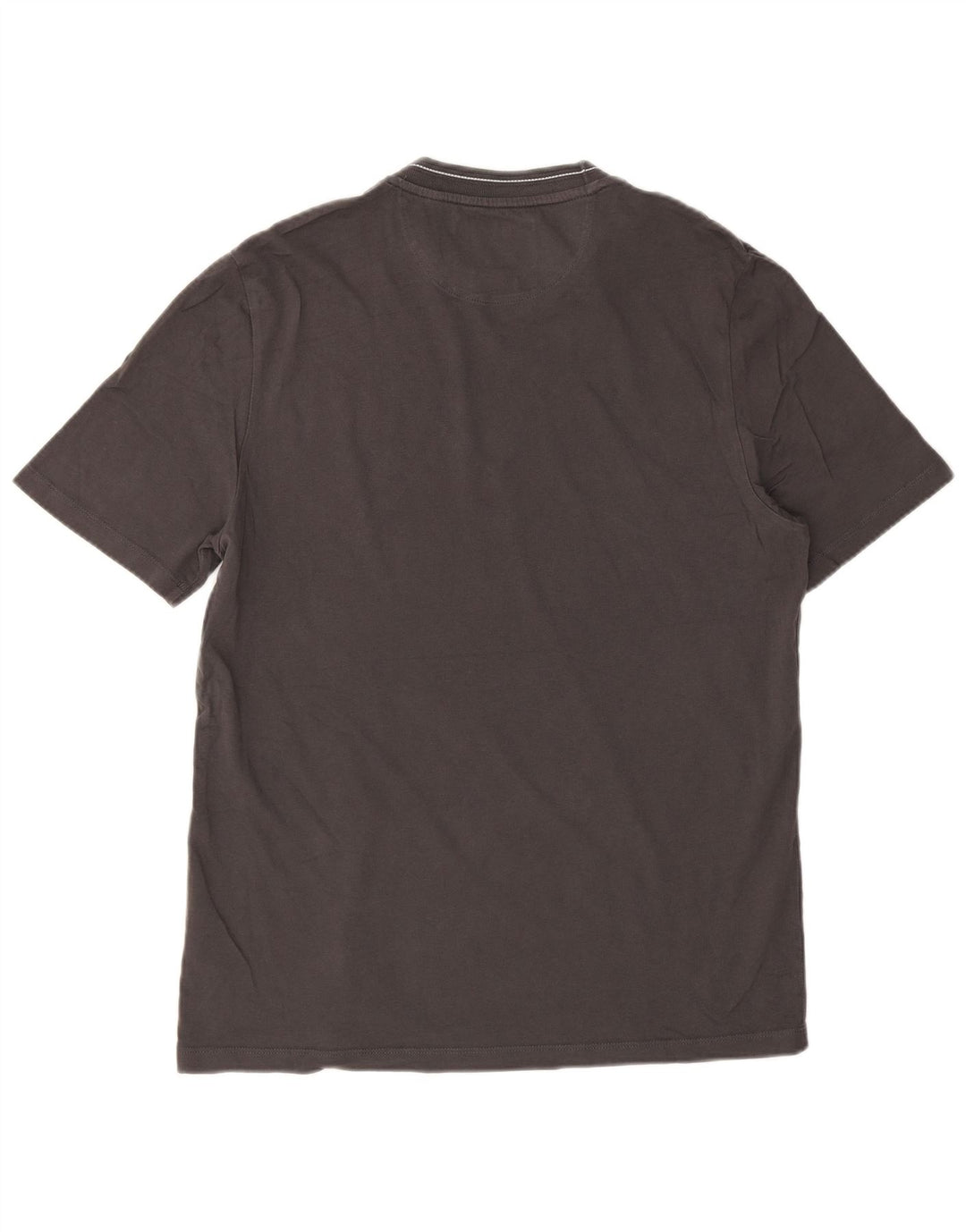 Lyle & Scott Mens T-Shirt Top Medium Grey Cotton