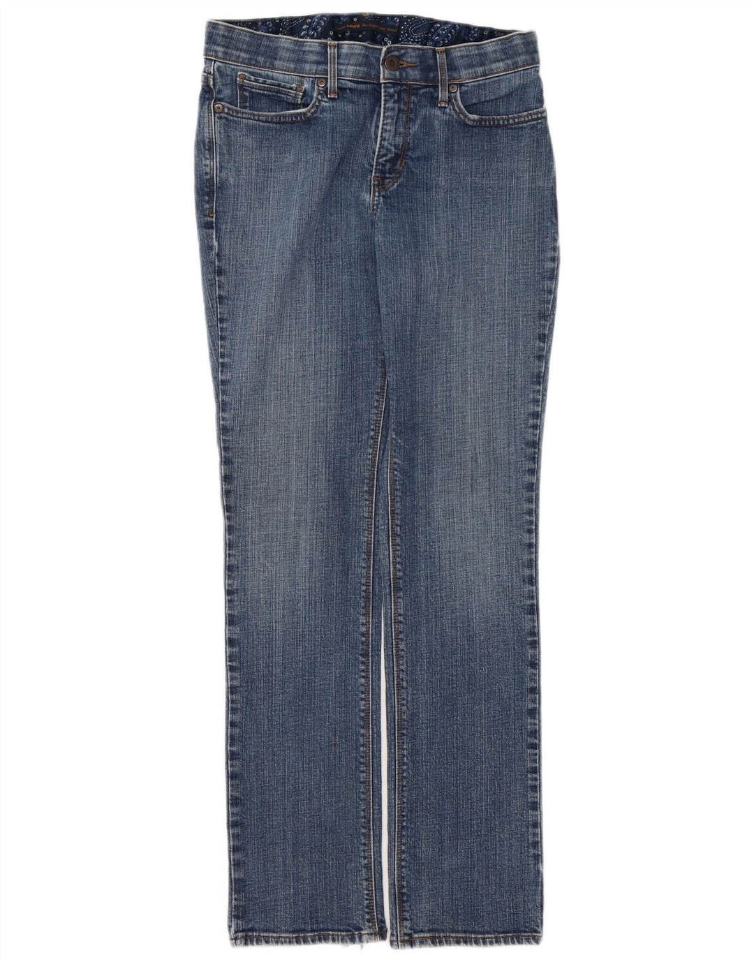 LEVI'S Womens 525 Straight Jeans US 6 Medium W28 L31 Blue Cotton