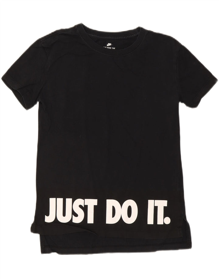 NIKE Mens Graphic T-Shirt Top XS Black Cotton Vintage Nike and Second-Hand Nike from Messina Hembry 
