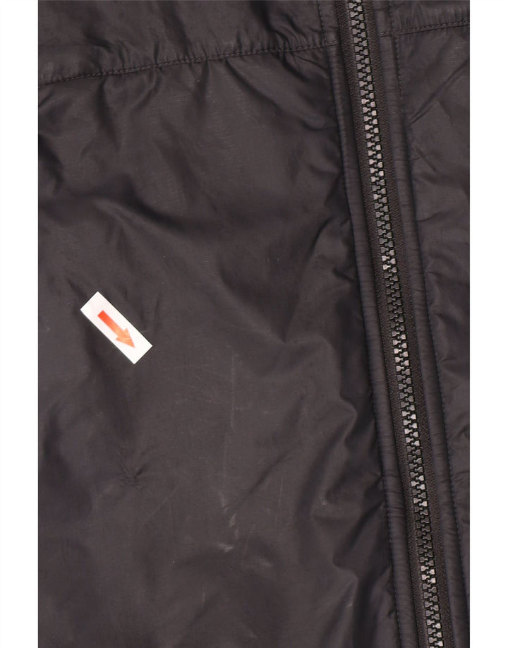 Nike Mens Hooded Windbreaker Jacket UK 40 Large Black Polyester