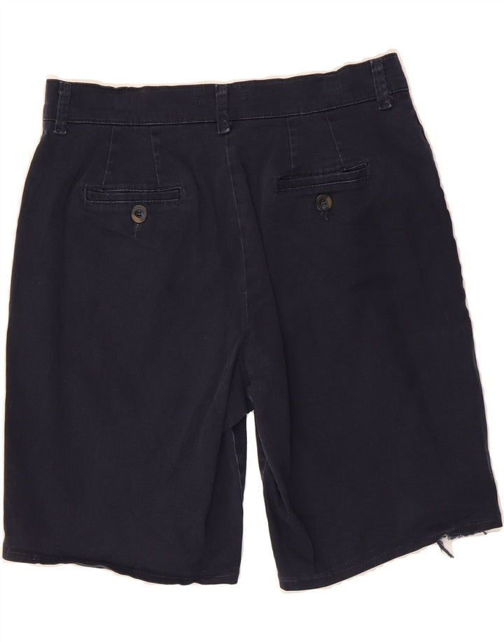 LEE Womens Casual Shorts US 12 Large W32  Navy Blue Cotton Vintage Lee and Second-Hand Lee from Messina Hembry 