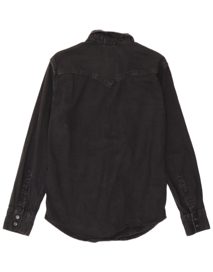 Levi's Mens Standard Denim Shirt Small Black Cotton