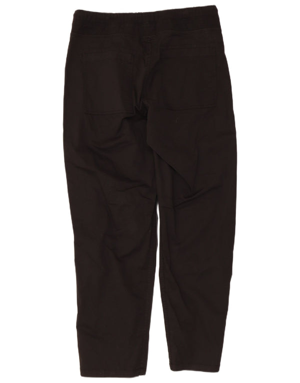 Zara Mens Straight Chino Trousers Large W32 L29 Black Cotton