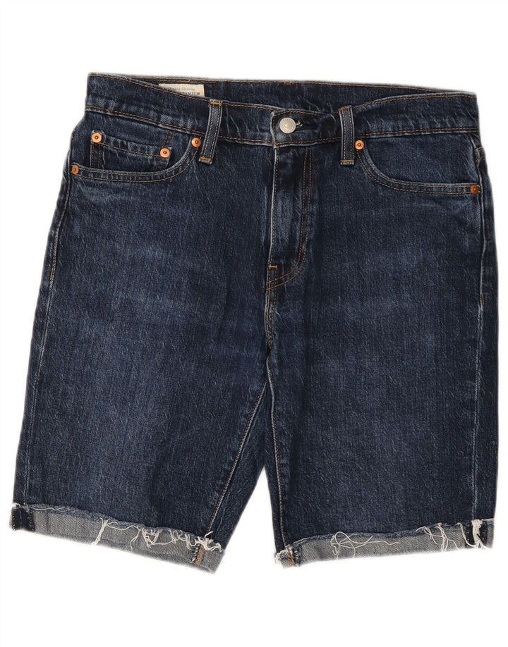 Levi's Mens 511 Denim Shorts W30 Medium Navy Blue Cotton