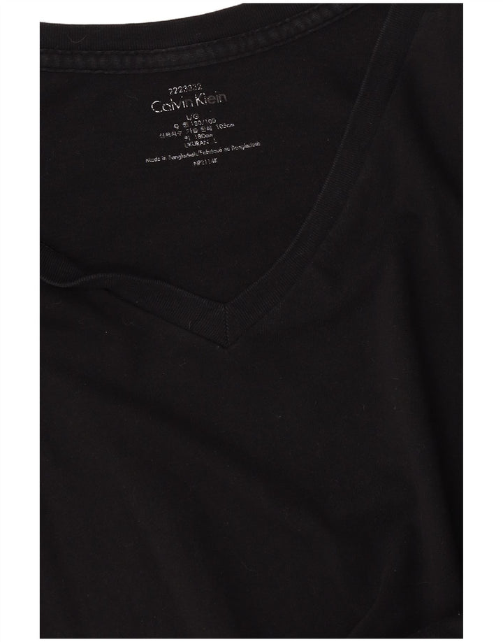 Calvin Klein Mens T-Shirt Top Large Black