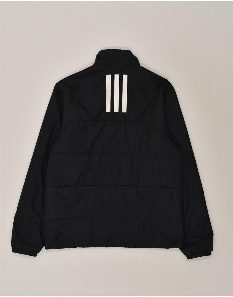 ADIDAS Mens Padded Jacket UK 38 Medium Black | Vintage Adidas | Thrift | Second-Hand Adidas | Used Clothing | Messina Hembry 