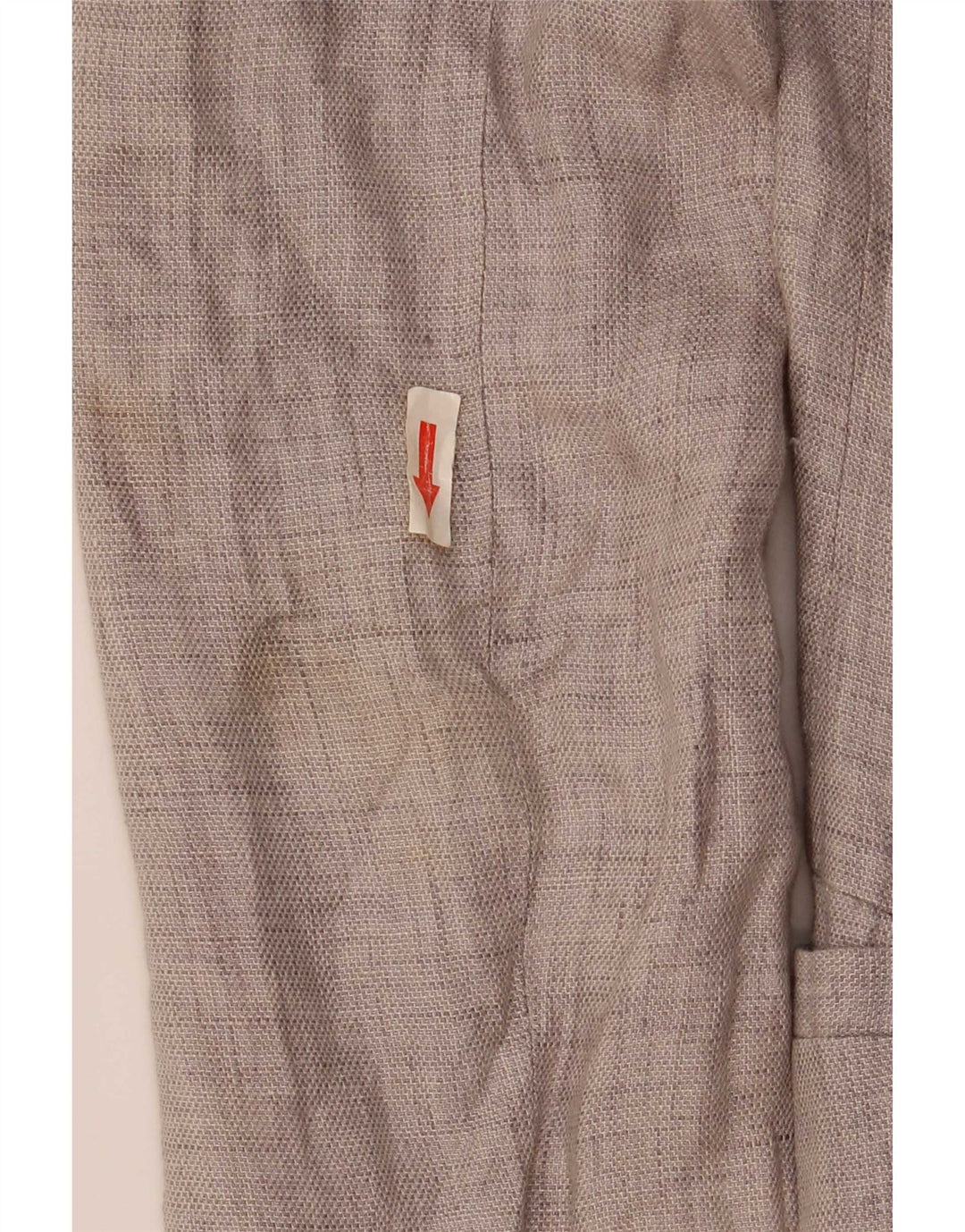 Zara Womens 1 Button Blazer Jacket UK 6 XS Grey Linen