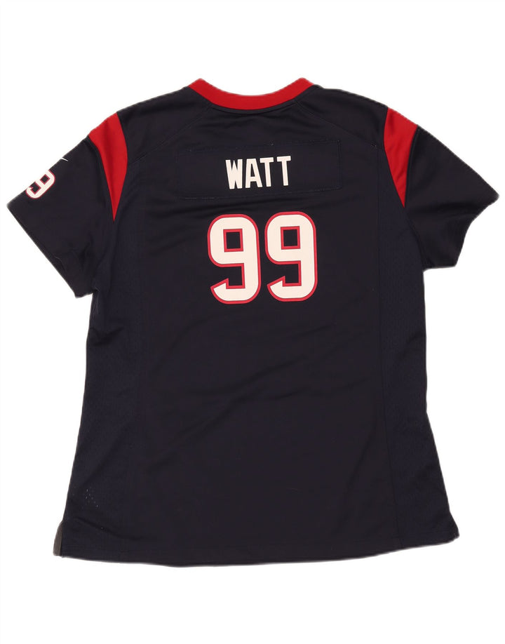 Nike Mens Houston Texans Graphic T-Shirt Top XL Navy Blue Polyester