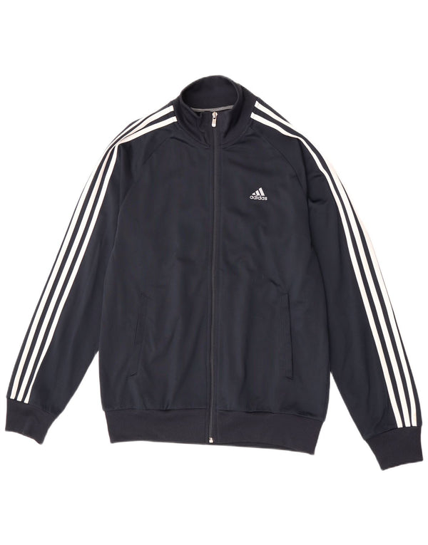 Adidas Mens Clima 365 Tracksuit Top Jacket Small Navy Blue Polyester