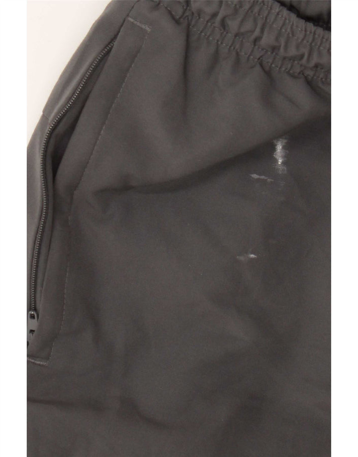 Adidas Mens Tracksuit Trousers Medium Grey Polyester
