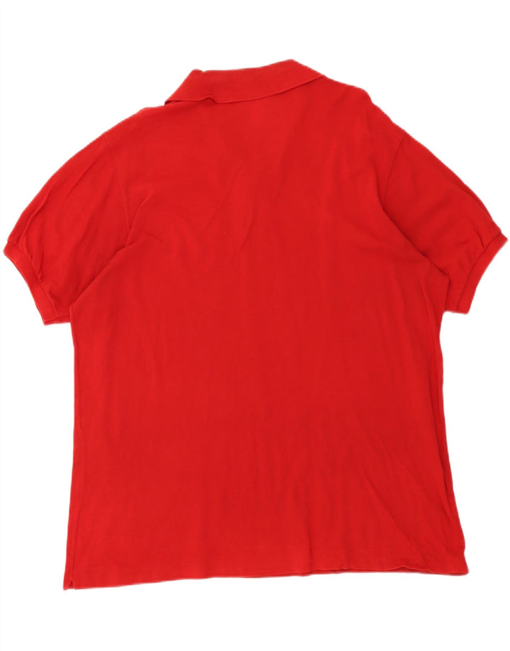 Lacoste Mens Polo Shirt Size 7 2XL Red