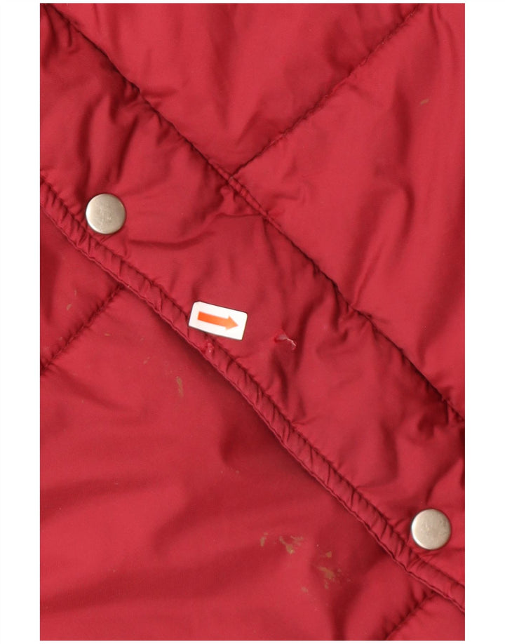 Vintage Mens Padded Jacket UK 42 XL Red