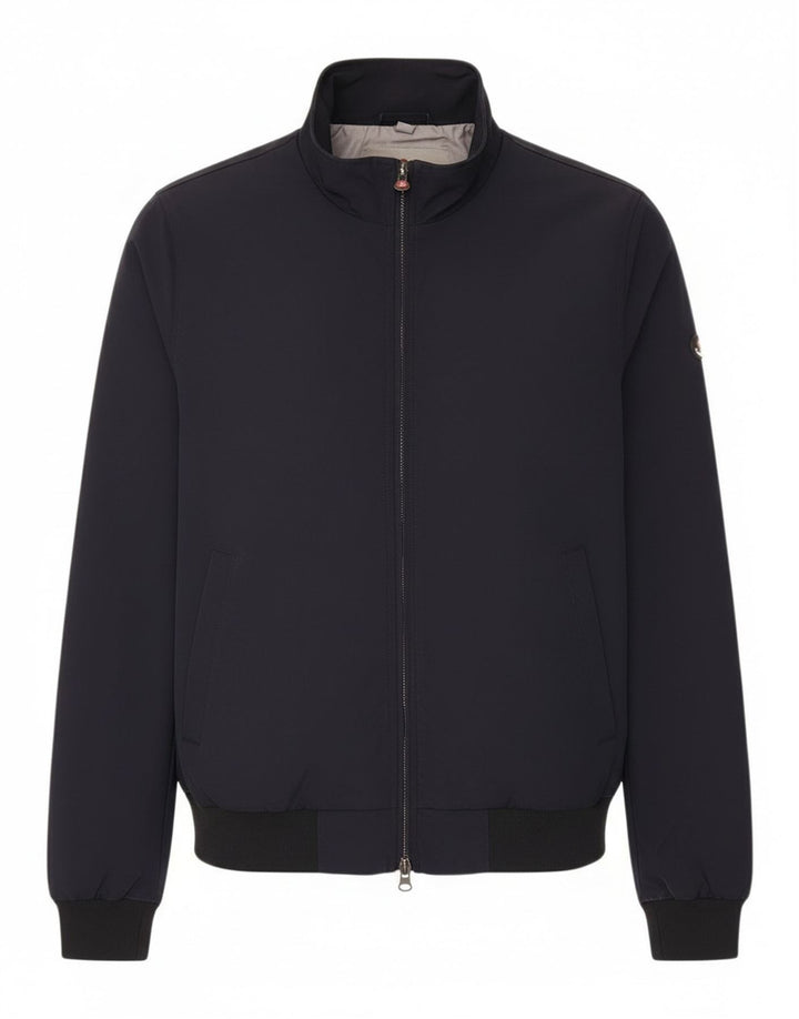 Canadiens Mens Bomber Jacket IT 48 Medium Navy Blue Polyester