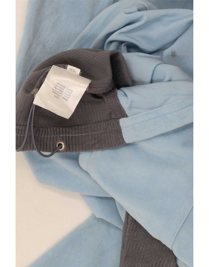 Lotto Womens Oversized Tracksuit Top Jacket UK 10 Small Blue Colourblock