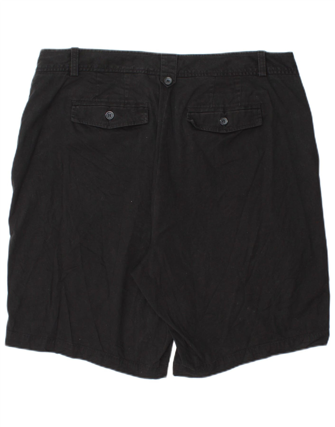Dockers Womens Chino Shorts US 18 2XL W38  Black Cotton