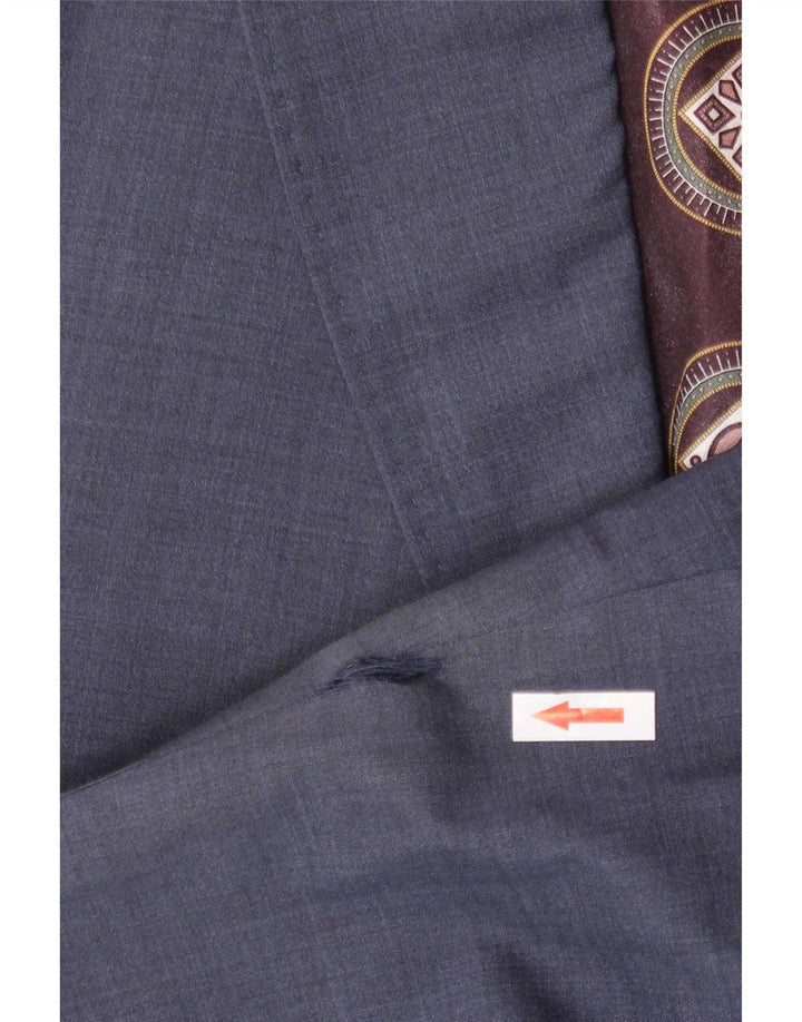 Ted Baker Mens 2 Button Blazer Jacket UK 44 2XL Blue Wool