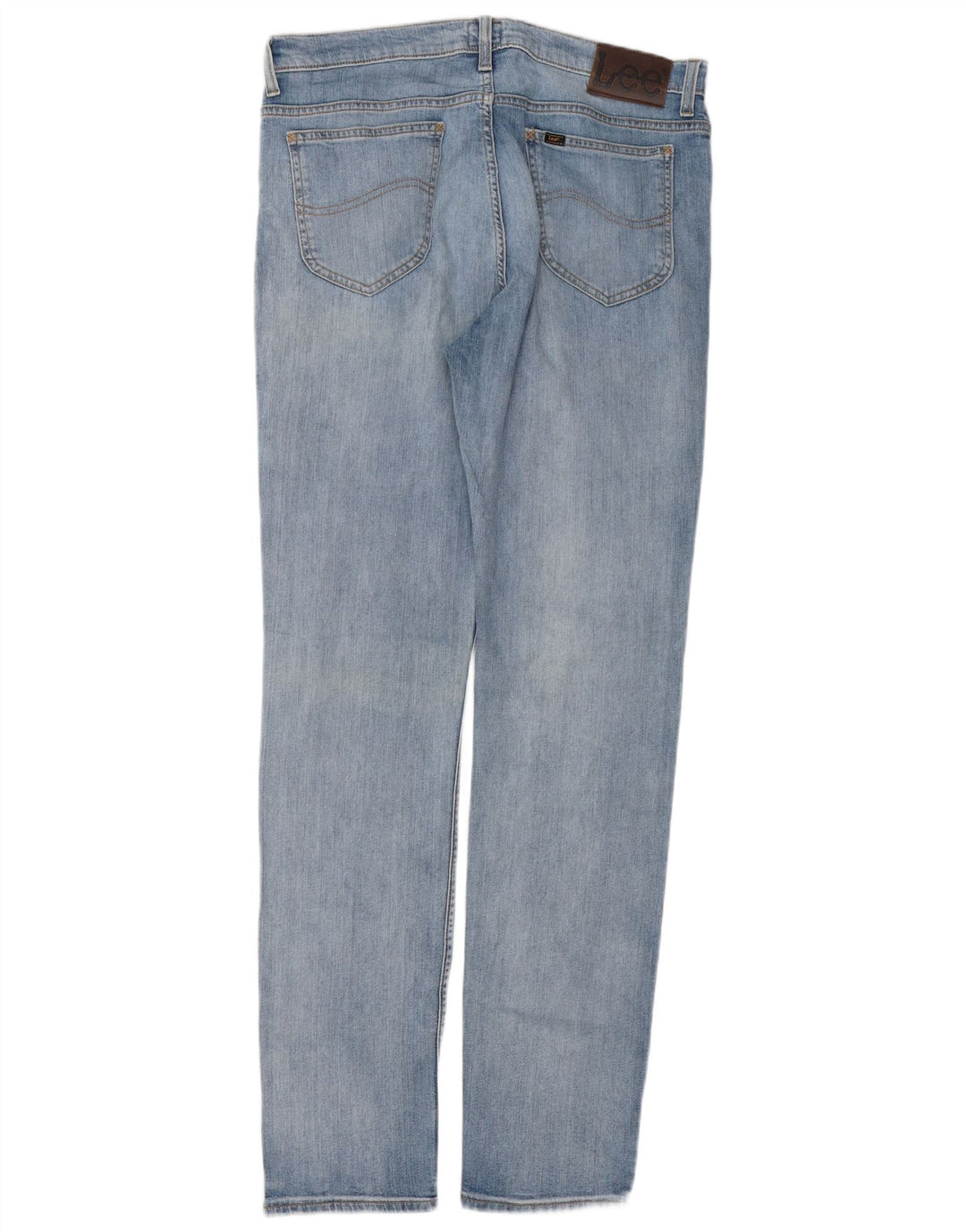 Lee Mens Rider Slim Jeans W34 L34 Blue Cotton