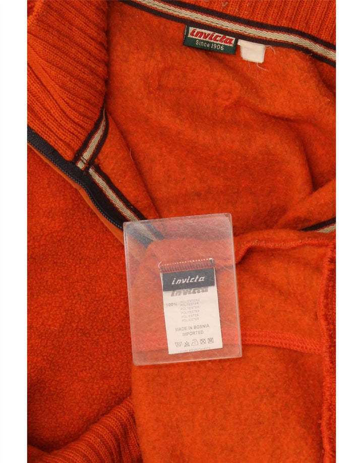 Invicta Womens Fleece Jacket UK 18 XL Orange Polyester