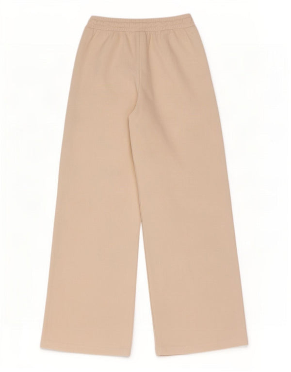 Zara Womens Wide Leg Tracksuit Trousers UK 8 Small White