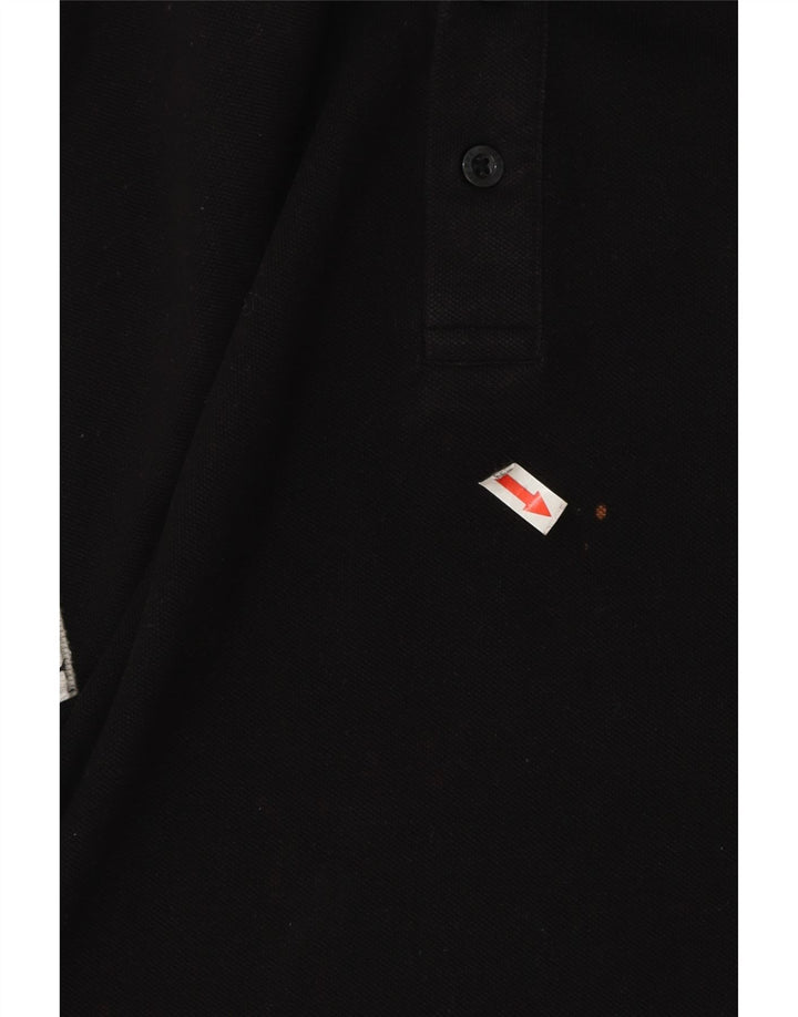 Pierre Cardin Mens Regular Polo Shirt XL Black Cotton