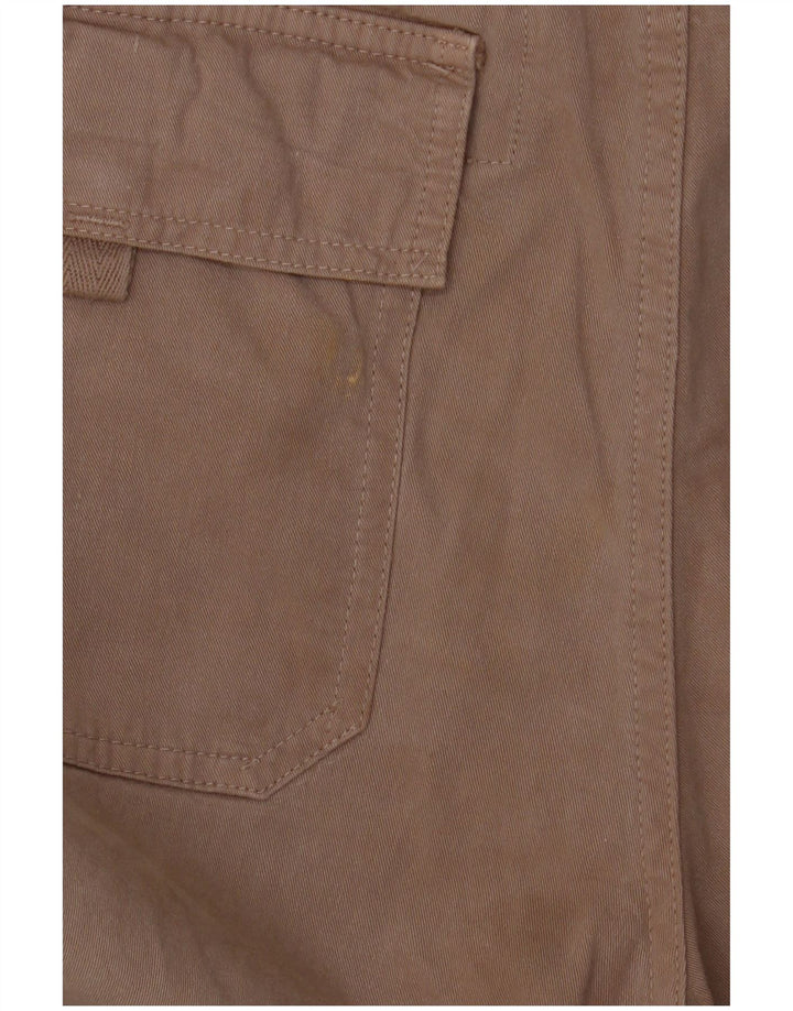 Carrera Mens Straight Cargo Trousers IT 48 Medium W30 L34 Beige Cotton