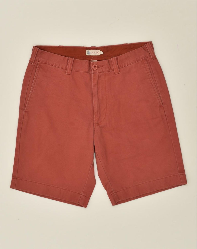 J. CREW Mens Chino Shorts W30 Medium Red Cotton | Vintage J. Crew | Thrift | Second-Hand J. Crew | Used Clothing | Messina Hembry 