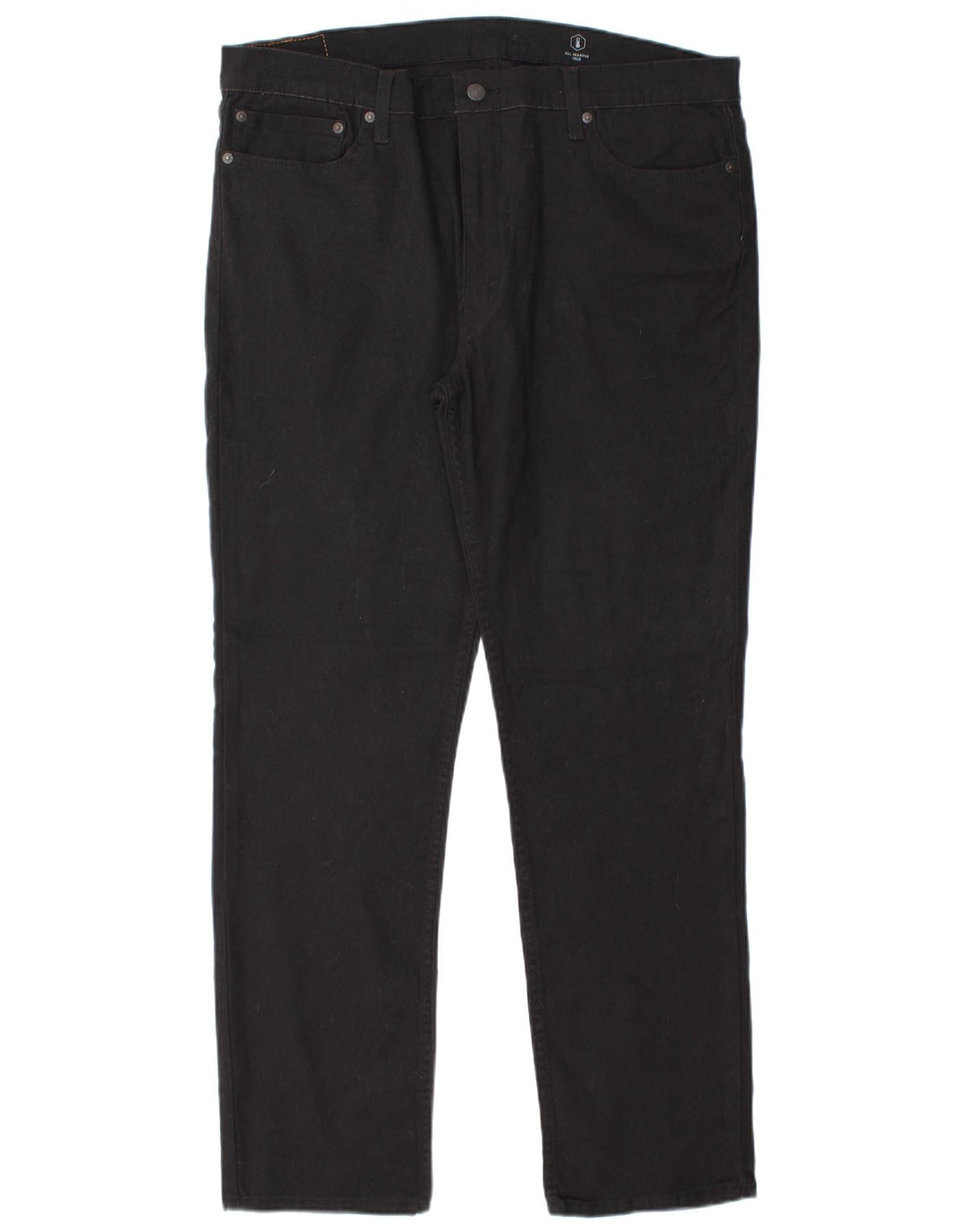 Levi's Mens 511 Slim Jeans W38 L32 Black Cotton