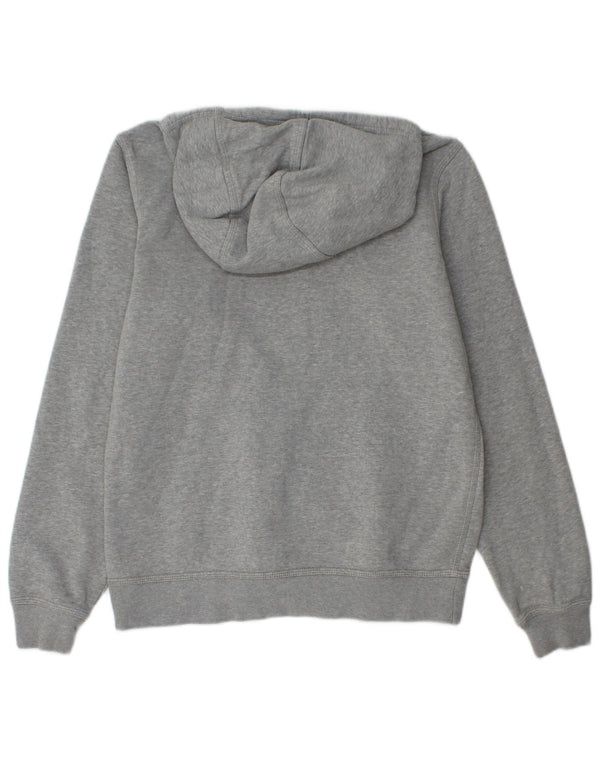 Nike Mens Hoodie Jumper Medium Grey Flecked Cotton