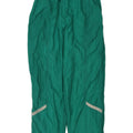 Vintage Mens Tracksuit Trousers Large  Green Colourblock Nylon