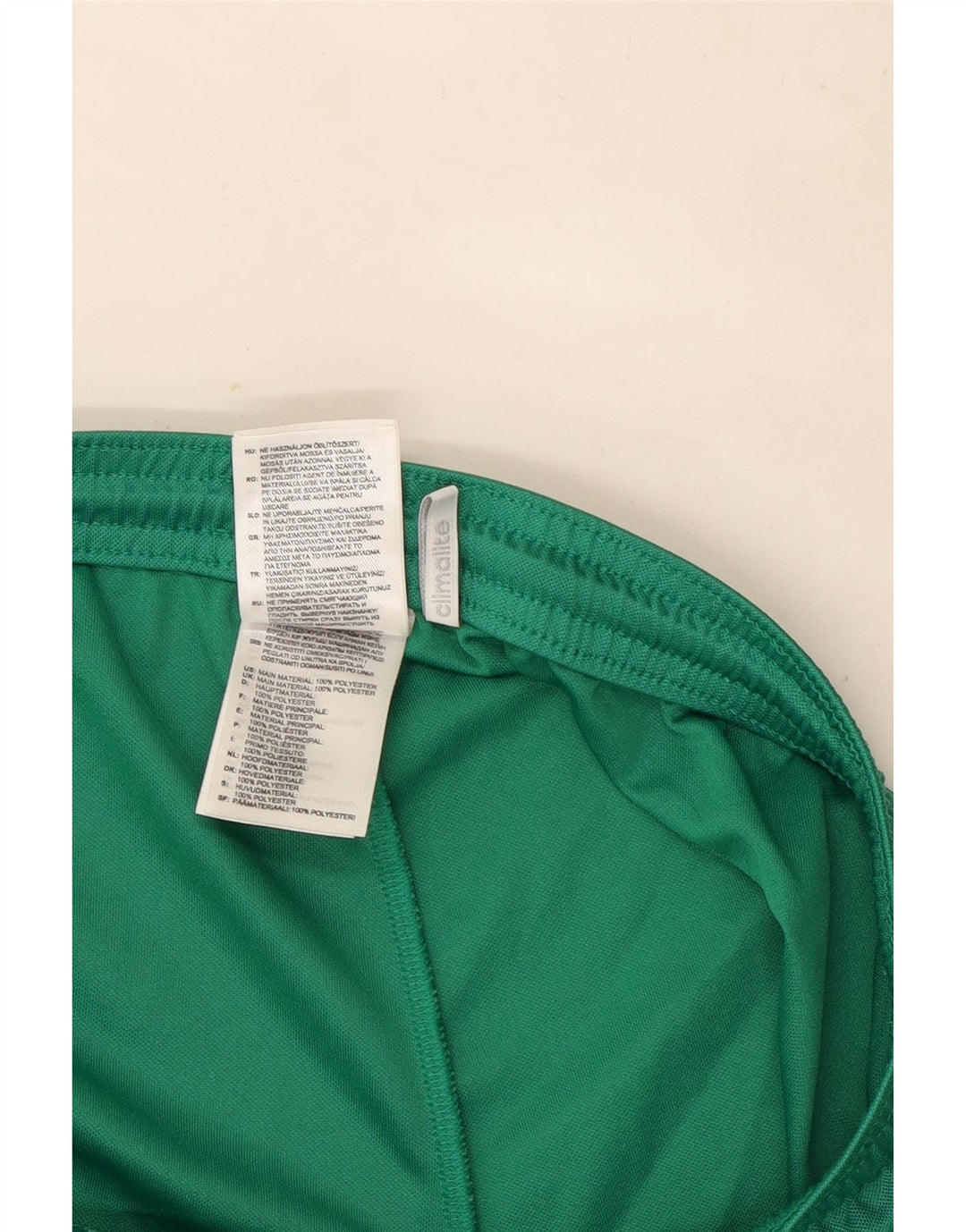 Adidas Womens Climalite Sport Shorts UK 12/14 Medium  Green Polyester